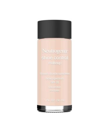 Neutrogena Shine Control Liquid Makeup SPF 20  Natural Ivory 20  1 Ounce 20 / Natural Ivory 1 Fl Oz (Pack of 1)