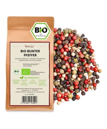 Kamelur 200g Bio Pfefferk rner Colorful - Bio Bunter Pfeffer for the mill - black green white and pink pepper as colorful Mix