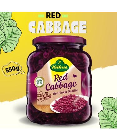 Kuhne Pickle Gherkins Pick N Mix | Choose From 5 Flavours |Sweet & Sour Red Cabbage Relish - Mustard Relish - Sweetwith Sweet& Sour- Pack of 4 - Buy Online on GoSupps.com