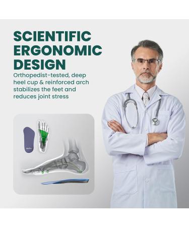 Arthritis Support Insoles for Women | Welnove Orthotic Inserts for Osteoarthritis & Plantar Fasciitis | Comfort & Pain Relief for Feet Knees & Hips (Sizes 6-10 - Buy Online on GoSupps.com