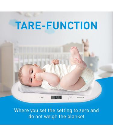Buy Grundig Babyhage Digital Children's Scale - Accurate Up to 20kg for Newborns | LED & LCD Display Tara Function Auto Shutdown | International Shipping Available - Buy Online on GoSupps.com