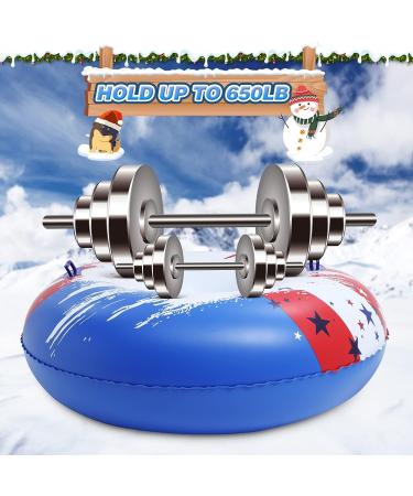 49 Snow Tube for Kids and Adults - Heavy Duty Inflatable Winter Sled with Reinforced Handles - Outdoor Sledding Fun in the Snow - Buy Online on GoSupps.com