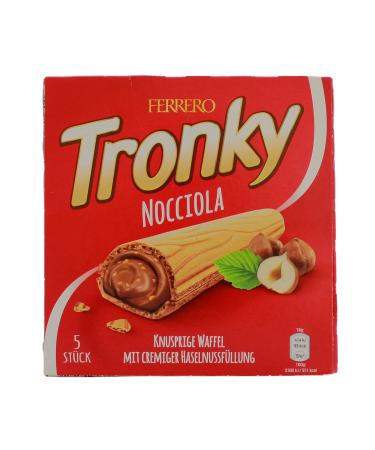 VANREO Ferrero Tronky Nocciola 20 x 90 g Crunchy Waffles with Creamy Hazelnut Filling (Pack of 20)