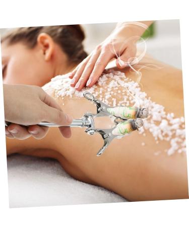 FRCOLOR Portable Moxibustion Clip Set - Stainless Steel Moxa Massage Tools for Skin Care | International Shipping - Buy Online on GoSupps.com