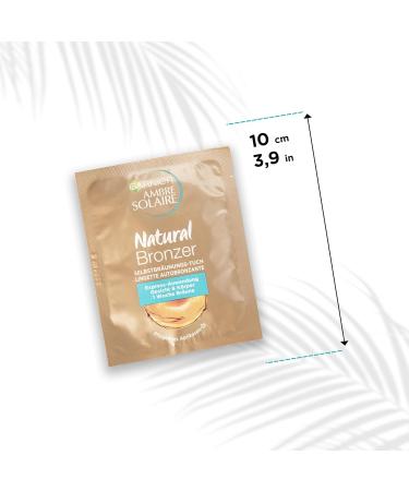 Garnier Browning Cloth - Instant Self-Tanner for On-the-Go Refreshment | Ambre Solaire Natural Bronzer | 1 Piece - International Shipping Available - Buy Online on GoSupps.com
