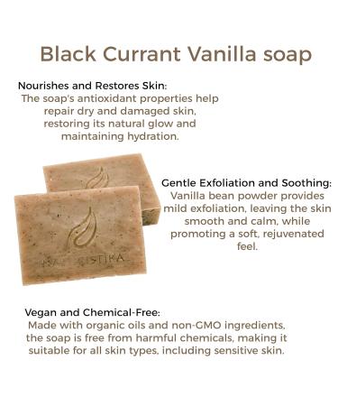 Buy Black Currant Vanilla Soap Bar - Vegan All-Natural Handcrafted with Organic Oils - Face & Body Soap for Everyone - Made in USA (3 Bars 4 oz each - Buy Online on GoSupps.com