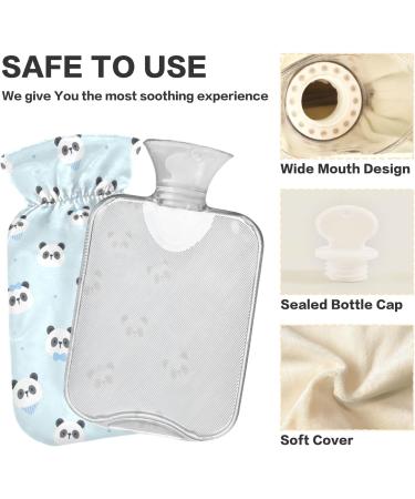 Cute Panda Bear Hot Water Bottle - 2L Pain Relief & Comfort | Cozy Cover for Headaches & Colds - Shop Internationally! - Buy Online on GoSupps.com