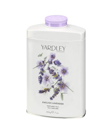 Yardley of London English Lavender 7 oz Perfumed Talc - Lavender Scented Talcum Powder - 7 Ounce Pack - Buy Online on GoSupps.com
