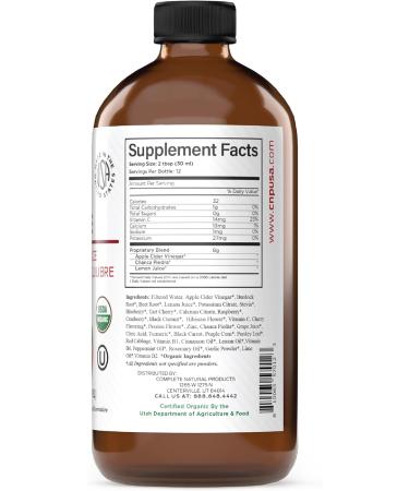 Complete Natural Kidney Support - Liquid Dietary Supplement with Apple Cider Vinegar Lemon & Organic Ingredients - 12oz Detox & Cleanse - Buy Online on GoSupps.com