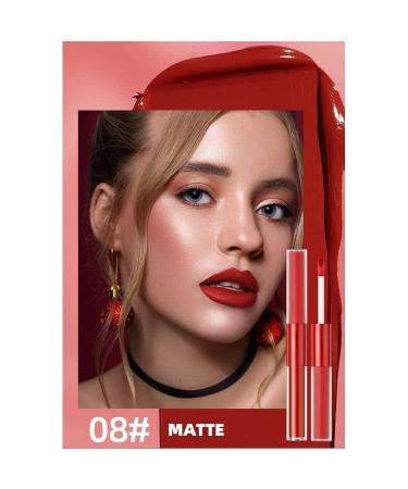 Allbestaye Double Headed Liquid Lipstick - Waterproof Matte & Shimmer Lipgloss | Shop Nude Shades | International Shipping Available - Buy Online on GoSupps.com