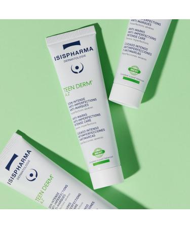 ISISPHARMA TEEN DERM A.Z Soin Triple Action Anti-Imperfections Anti-Marques Ultra Apaisant Peaux Mixtes Grasses - Avec 15% d Acide Az la que - Fabrication Fran aise - Buy Online on GoSupps.com