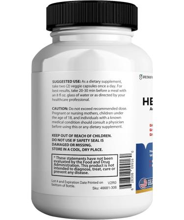 HerpesFend Max Extra Strength Advanced Defense Formula 60 Capsules with Elderberry Echinacea Turmeric Garlic Vitamins and Probiotics (3) - Buy Online on GoSupps.com