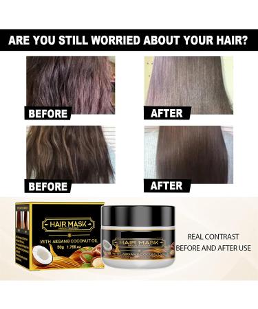 Felico Hair Mask - Deep Conditioning Treatment for Dry, Damaged Hair - Restorative Formula for Healthy, Hydrated Hair - Repair, Nourish, and Improve Frizz - 50g - Buy Online on GoSupps.com