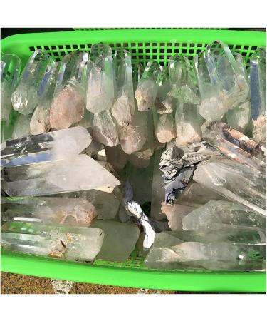 Natural Crystal Rough Large Clear Seed Quartz Natural Point Cluster Crystal Rough Natural Luster (Size : 300 340g) - Buy Online on GoSupps.com
