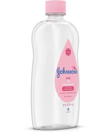JOHNSON'S Baby Oil 20 oz - Gentle Baby Moisturizer for Soft Skin - Buy Online on GoSupps.com