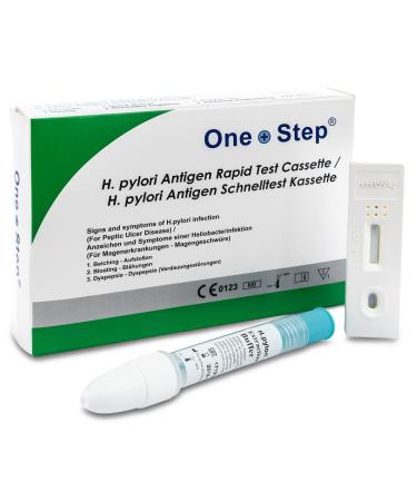 One+Step Helicobacter Pylori Test Antigen Rapid Test Cassette (Stool) - Self-test for home use 1 piece - Buy Online on GoSupps.com