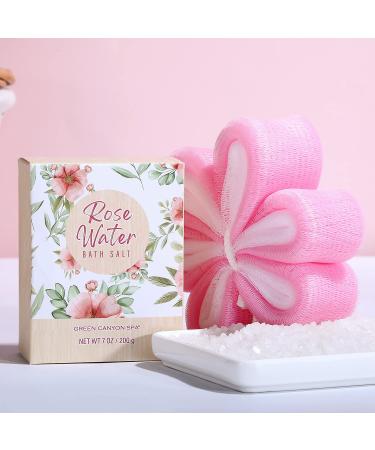 Rose Bath Gift Set for Women - 11 Pc Spa Kit with Bubble Bath, Lotion - Perfect Birthday & Christmas Gift - Buy Online on GoSupps.com