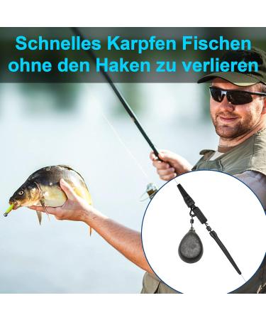 Realure 120-Piece Carp Fishing Accessories Set | Complete Professional Kit with Safety Clips Anti-Tangle Sleeves Tail Rubber Pipes & Lead Clips | Ideal for Beginners - International Shipping Available - Buy Online on GoSupps.com