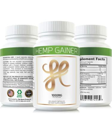 Hemp Weight Gain Pills: Appetite Booster for Overnight Results | Women's Weight Gain Supplements with Hemp Oil - Buy Online on GoSupps.com