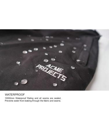 Acme Projects Insulated Snow Pants | Waterproof & Breathable | Zipper Pockets | Taped Seams | 10000mm/3000gm | Large Padded Black - Buy Online on GoSupps.com
