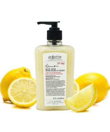 C.O. Bigelow Lemon Hand Wash - No. 1142  Moisturizing Liquid Hand Soap with Lemon Extract & Vitamin C  Cruelty Free & Gentle for All Skin Types  10fl oz. 10 Fl Oz (Pack of 1)