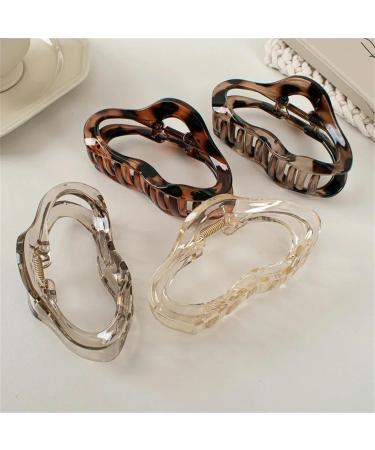 Hair clips Claw Clips 1 Pc Irregular Hollow Out Hair Claws Clips Women Girls Large Crab Hair Clips Barrettes Clips Hair Accessories Fashion-D(B) - Buy Online on GoSupps.com