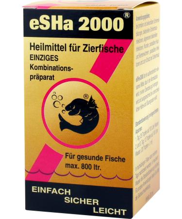 Esha 2000 Fungus Finrot and Bacteria Treatment 20ml - Packaging May Vary 20 ml (Pack of 1)