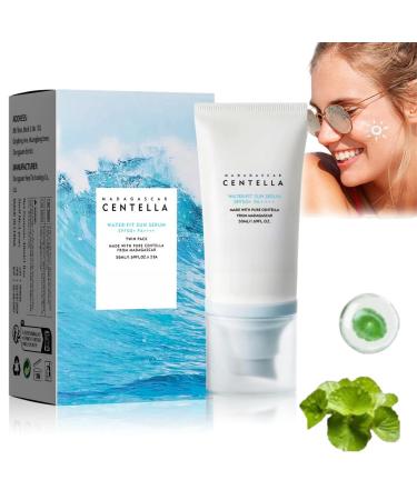 Centella Sunscreen Calming Moisture Daily Sunscreen SPFf 50+ Pa++++ Face Sunscreen Water-Fit Sun Serum Sunscreen Sun Cream SPF 50 Face Moisturiser All Day Sun Cream SPF 50 Sunscreen UV Defense