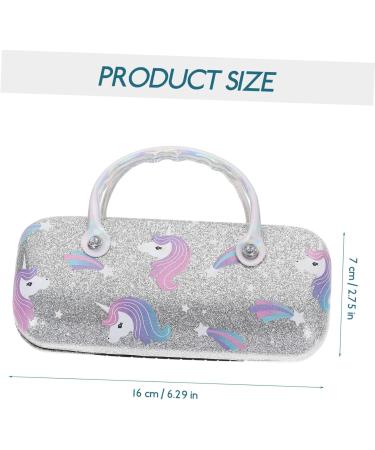 Solustre 5-Pack Portable Kids Glasses Case - Stylish Leather Sunglasses Holder for Children with Handle - Perfect for Girls - Travel-Friendly PU Brillen Case (16x7x4 cm) - Buy Online on GoSupps.com