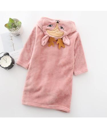 Uiflqxx 3D Animal Baby Bathrobe - Soft Flannel Hooded Towels for 2-3 Years - Personalized Baby Gifts & Nightwear - Buy Online on GoSupps.com
