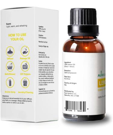 Lemon Essential Oil 1 oz - 100% Pure Therapeutic Grade - Italian Lemon - International Shipping Available - Buy Online on GoSupps.com