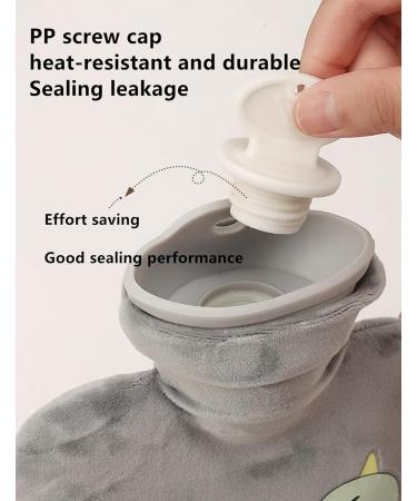 500ml Rubber Hot Water Bottle - Best Comfort & Warmth for Muscle Pain Relief | Ideal Gift for Women - Buy Online on GoSupps.com