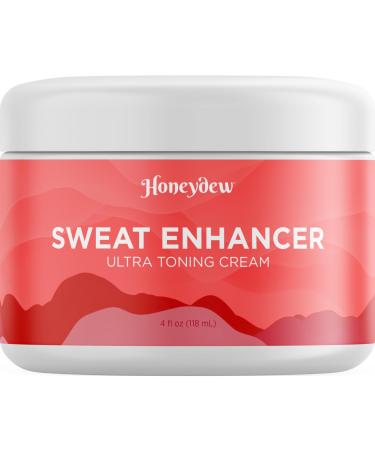 Hot Sweat Cream Workout Enhancer - Invigorating Hot Cream for Cellulite & Body Sculpting to Maximize Workouts - Moisturizing Sweat Enhancer Thigh Bum and Belly Firming and Tightening Cream (4 Fl Oz)