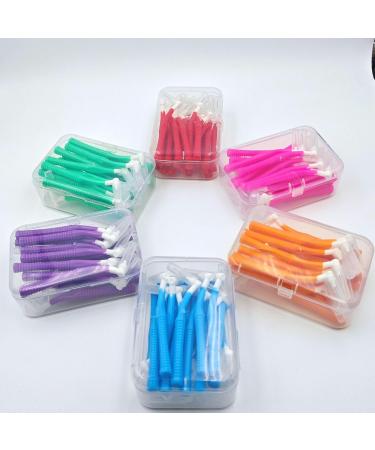 Buy Long Handle Interdental Brushes - Deep Clean Between Teeth - 2 Color Set (Blue & Green) - International Shipping Available - Buy Online on GoSupps.com