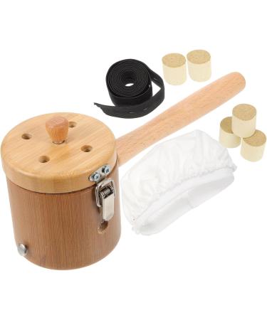 Buy Clispeed 4 Sets Moxibustion Massage Tools - Handheld Moxa Stick Container & Wood Modusing Tool for International Shipping - Buy Online on GoSupps.com
