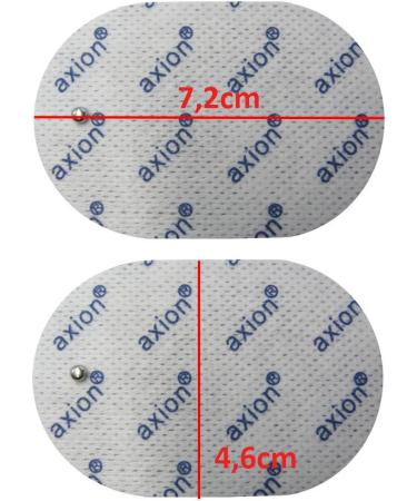 Set of 4 Oval Electrode Pads for EMS & TENS Devices - Compatible with Panasonic | International Shipping - Buy Online on GoSupps.com