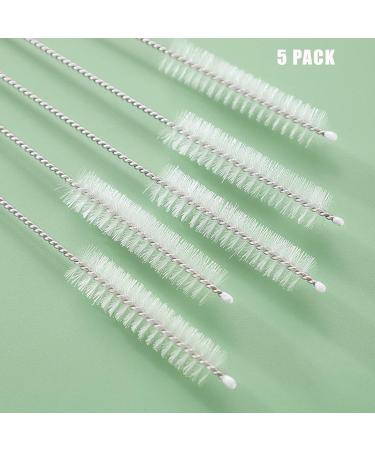 Pipe Straw Cleaner Brush(5 Pack) Bristle Cleaner for Stainless Steel Drinking Straws for Cleaning Pipe Straw Sippy Cup Bottle and Tube - Buy Online on GoSupps.com