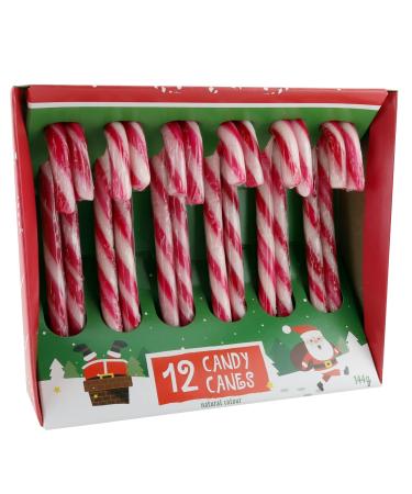Trixie's 12 Candy Canes - Strawberry flavour red and white - 12 pieces 12 g each 12 g (pack of 12)