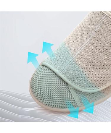 MisFun Unisex Diabetic Shoes - Lightweight Men Women Large Size 12.5 Beige - Comfortable Footwear for Diabetics & Fracture Recovery - Buy Online on GoSupps.com