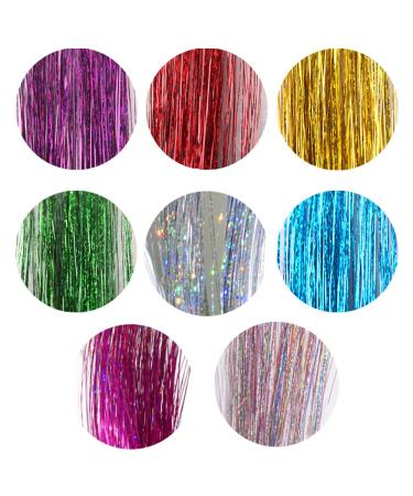 Shop 1x Glitter Tinsel Hair Extensions | Sparkling Hair Bling for Parties - International Shipping Available - Buy Online on GoSupps.com