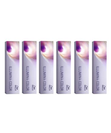 Pack of 6 Wella Professionals Illumina Color 10/1 Light Ash Blonde 60 ml