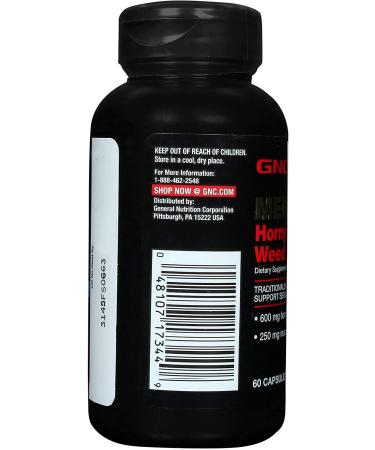 GNC Horny Goat Weed 60 Capsules - Natural Libido Support - Buy Online on GoSupps.com