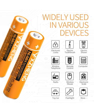 4pcs HHR-55AAABU 550mAh 1.2V AAA Ni-MH Replacement Battery for Panasonic Cordless Phone Telephone Handset Speaker DECT 6.0 Rechargeable (4) - Buy Online on GoSupps.com