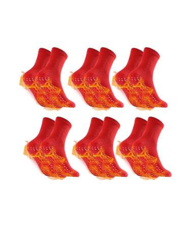 Alvo feet socks alvo feet socks for varicose veins Alvo socks Alvo feet Tourmaline socks alvo feet compression socks alvo feet socks for women (red 6 pair)
