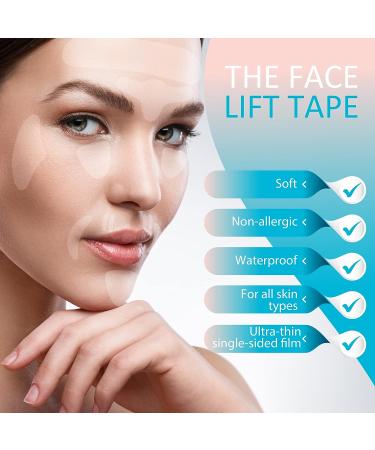 Anti Wrinkle Patches for Face & Forehead - 160 PCs Invisible Face Lift Tape for Anti Aging - Facial Skin Care Tool - Buy Online on GoSupps.com