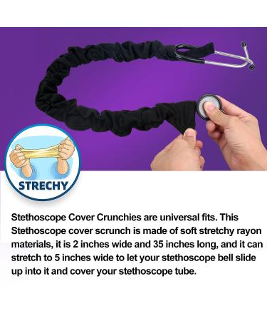 Stretchy Stethoscope Cover - Rainbow EKG Design - Universal Fit - Patented USA - 1 Pc - Buy Online on GoSupps.com