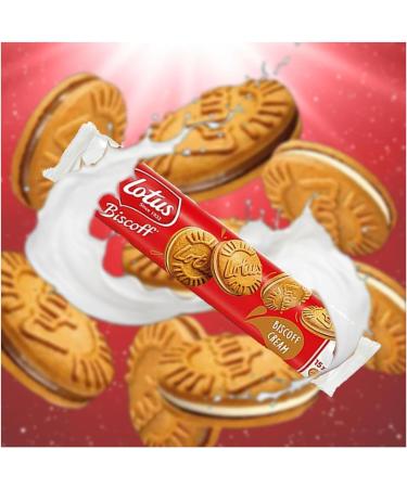 Speculoos Biscuit Sandwich 3 Pack Bundle Containing Lotus Biscoff Milk Chocolate Cream and Vanilla - Buy Online on GoSupps.com