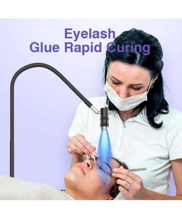 6W LED UV Light Gooseneck UV Lamp Curing Floor Lamp Ultraviolet Light with Foot Pedal Removable Lamp Head for Gel Nail Salon Home DIY Manicure Mobile Repair - Buy Online on GoSupps.com