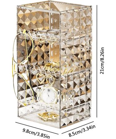 Joberio Makeup | Eyeshadow Palette Storage Box - Portable Clear Cosmetic Box Concealer Lipstick Cases - Buy Online on GoSupps.com