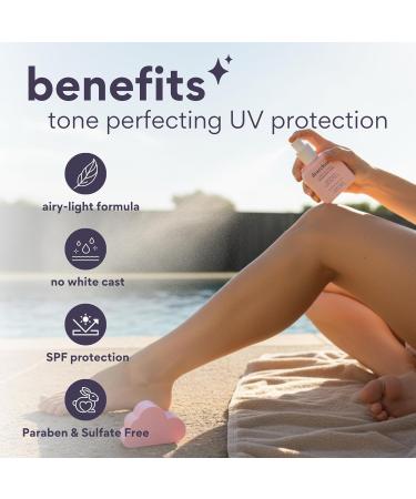 dearcloud Luminous Aqua Sun Mist SPF 30 Cica & Hyaluronic Acid Korean Sunscreen Spray Sunscreen for Face & Body (3.38 Fl oz) - Buy Online on GoSupps.com